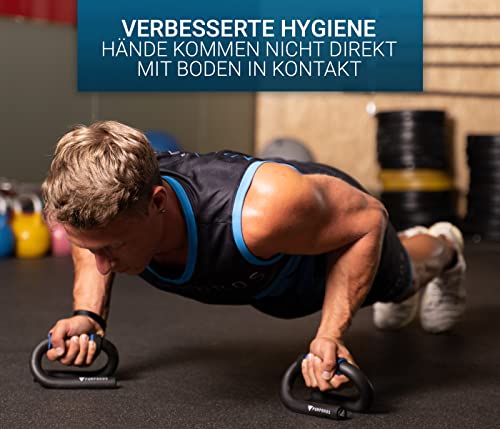 Pump Bros Premium push-up-grepen set van 2 - anti-slip push-up bars | polsvriendelijk | home workout spiertraining… - Image 5