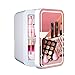 XiYou Mini Nevera portátil de 6 litros para Maquillaje de Belleza, Cuidado de la Piel, Nevera para cosméticos, refrigerador Compacto, Calentador para Dormitorio, Oficina, Coche, Dormitorio, Espejo