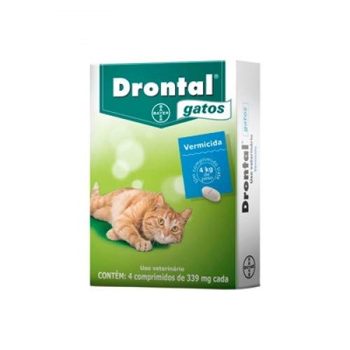 Vermífugo Drontal Gatos - 4 Comprimidos