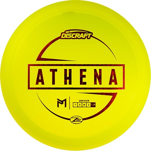 Disque Disc Golf Discraft Paul McBeth Z Lite Athena driver haut de gamme au profil aérodynamique