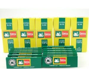 Boîte complète Swan Vert papiers et filtres extra fins de cigarettes