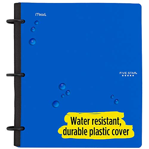 Five Star Flex Hybrid Notebinder, 1-1/2 Inch Binder With Tabs, Notebook And 3 Ring Binder All-In-One, Blue (72405) #TOP5