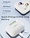CUEME Hearing Aids for Seniors - with Smart Noise Cancelling Chip, Clear Sound, Up to 48 Hours of Battery Life, 4 Sizes of Earbuds, Portable Charging Case Included, Automatic On/Off