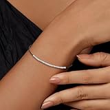 Seleneva Morse Code Bracelets Funny Gifts For Women Girls Inspirational Bracelets Friendship Sister Bracelet For Birthday Christmas Gifts Silver Jewellry (A New Chapter) - Image 2