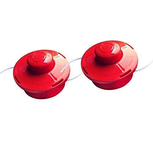 nemaxx 2X FS2 Cabezal de Doble Hilo semiautomático - Cabezal de Corte de siega -Accesorios de Corte - Hilo de Nylon - Carrete para desbrozadora Gasolina - Rojo Cover