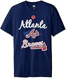 MLB Atlanta Braves Men's 58T Tee, Navy, Large