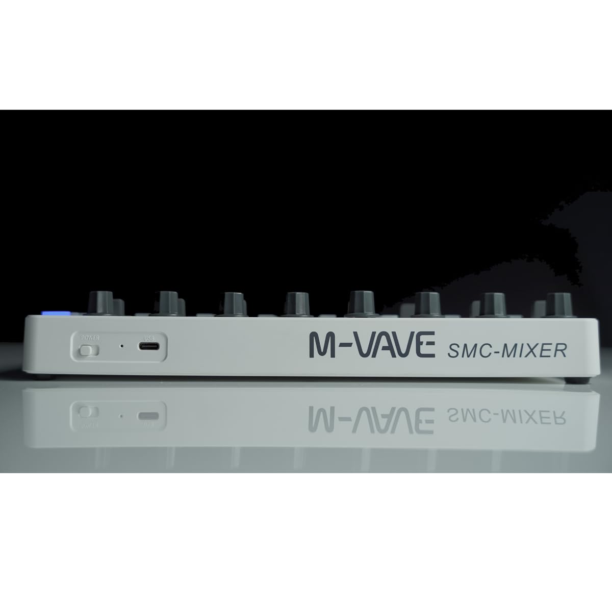 M-Vave SMC Mixer - Contrôleur/mixeur MIDI Bluetooth sans fil avec 8 encodeurs, alimenté par batterie et USB