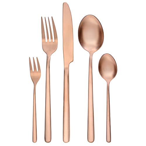 GRÄWE Tafelbesteck 10-teilig Edelstahl matt, Serie Rom