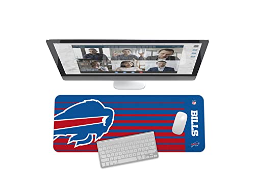 Image of SOAR NFL Unisex Multifunctional Desk Mat for Desktop, (31.5 inchx12 inch) - Ultra Soft Fabric with Non-Slip Rubber Backer - Water Resistant & Durable Nylon Stitching - Officially Licensed NFL, Desk Pad