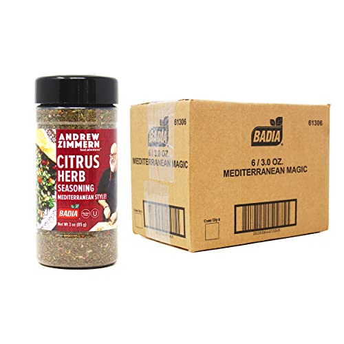 Badia Andrew Zimmern Citrus Herb Seasoning Mediterranean Style, 3 oz (Mediterranean Magic) (Pack of 6) image 4