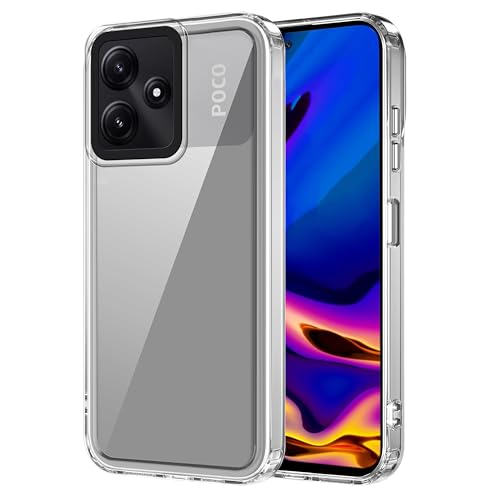 Image of Zapcase Back Case Cover for Poco M6 Pro 5G | Compatible for Poco M6 Pro 5G Back Cover | Case Cover with Camera Protection | (TPU + PC | Transparent)
