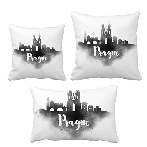 Housse de coussin Prague Tzech Landmark déco canapé et salon DIYthinker - 2