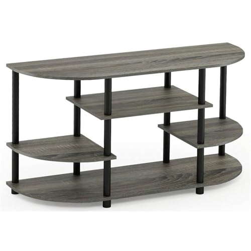 , 42.04 In Wide, Engineered Wood, French Oak Gray/black Fini