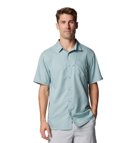 Chemise Slack Tide Columbia pour homme en bleu grande taille 4X
