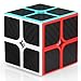 SISYS 2x2x2 Cubo Magico Speed Cube, 2x2 Magic Puzzle Cube 2 by 2 Speedcubing 3D Puzzle con Adesivo in Fibra di Carbonio Giocattoli Educativo per Bambini e Adulti