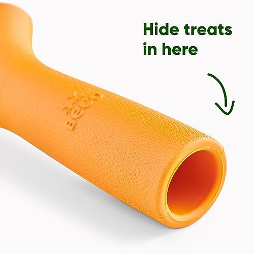 Beco Hundespielzeug - Naturkautschuk Super Stick, Apportierspielzeug Kauspielzeug für Hunde - Orange