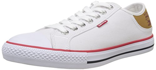 LEVIS FOOTWEAR AND ACCESSORIES Stan Buck, Bajos para Hombre, Blanco (Blanc), 41 EU