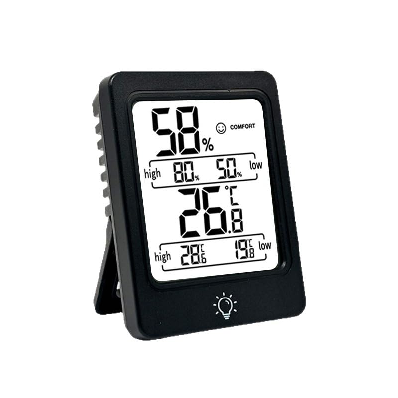 Digital Humidity Temperature Meter Magnetic Base for Home Use in Indoor Areas