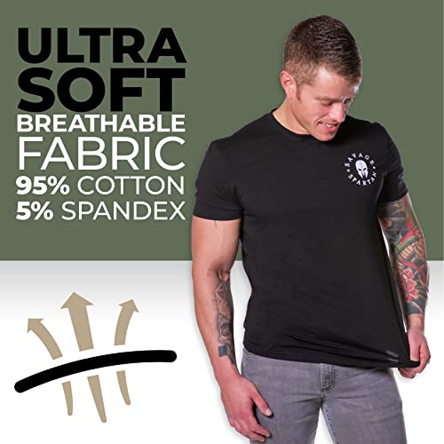 T-Shirt for Men - American Warrior Helmet Tactical Tee3