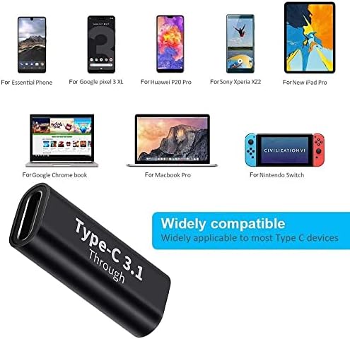 Lunatic 3352 Type C Usb 3.1 Dişi Çevirici Dönüştürücü Adaptör Type C Dişi To Type C DiSi 3.1 Yüksek Hızlı Veri Aktarım Desteği (10Gbps) Çift Yönlü Çalışma Alüminyum Alaşımlı Kaliteli Malzeme - Görsel 7