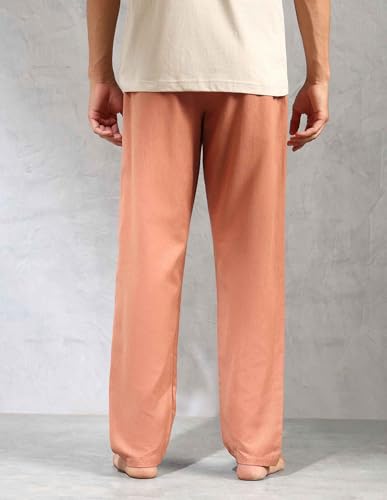 Image of U.S. POLO ASSN. Mens OELP8 Relaxed Fit Cotton Linen Lounge Pants