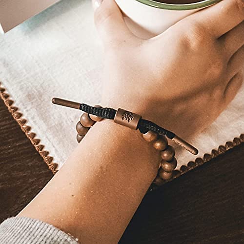 Rastaclat Original Hand Beaded Brown/Black Truth Adjustable Bracelet For All Ages Men | Women #TOP2