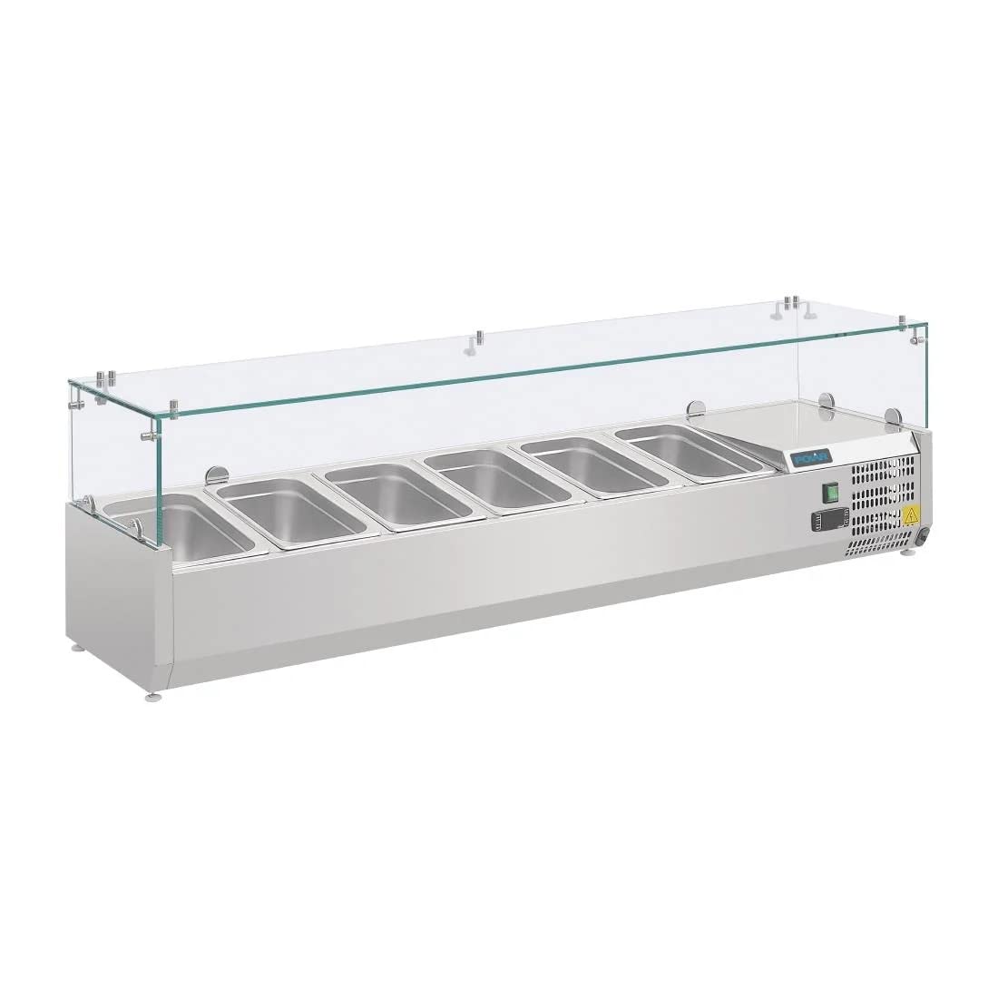 Polar, G-Series Countertop Prep Fridge - 6 x GN 1/4