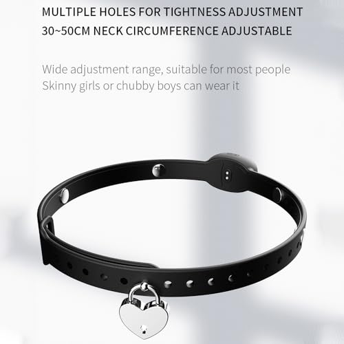 Jpscor Elektroschock Halsbänder BDSM Halsband Damen für Sex, 10 Modi Einstellbar Sexhalsbänder mit APP und Fernbedienung, Reizstrom Kragen Sklave Spiel Sexspielzeug für Paare Extrem