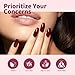 CANNI 6 Colors 9 ML Hema-Free Dark Red Gel Polish Set, Deep Cherry Red Burgundy Gel Nail Polish Blood Wine Red Color Kit, Soak Off LED Nail Gel Manicure Kit DIY at Home Salon Gifts