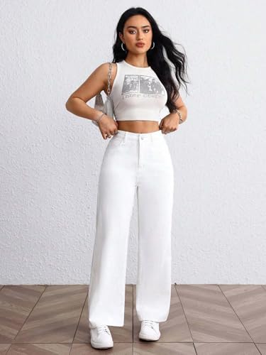 Image of KOTTY Women's Straight Fit High-Rise Stretchable Jeans