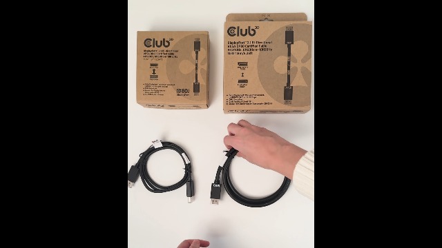 Amazon.co.jp: Club3D USB Type C to DisplayPort 2.1 双方向 80Gbps