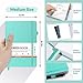 SUNEE Address Book with Colorful Alphabetical Tabs, Address Notebook Organizer for Record Contacts, 5.3'' x 7.7''- Aquamarine