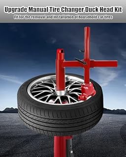 EXODIOS Upgrade Manual Tire Changer Duck Head Kit with Silver Cone, with Tire Changer Duck Head Fit for Most Car Tires (with Silver Cone)