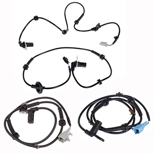 AUTEX 4pcs ABS Wheel Speed Sensor 47910-7Y000 47911-7Y000 47901-7Y000 47900-7Y000 ALS346 ALS347 ALS348 ALS349 (Rear Left, Rear Right, Front Left, Front Right)