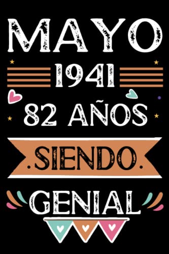 CUADERNO, Mayo 1941, 82 Años Siendo Genial: Libro de visitas, cuaderno, 110 páginas de felicitaciones, idea de regalo, regalo Para la esposa, novia, mujer, La madre