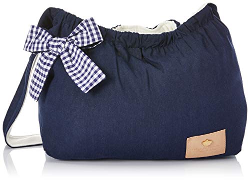 Bolsa Side Encantê Bonito para Cães, Tamanho U, Azul Marinho