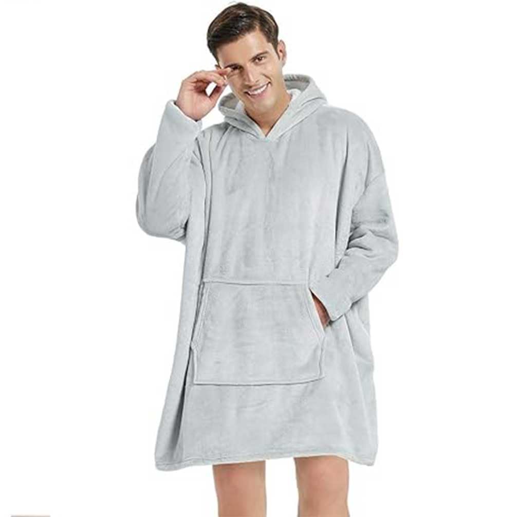 IvyH Oversized Deken Hoodie, Zachte Warme Fleece Deken Hoodie