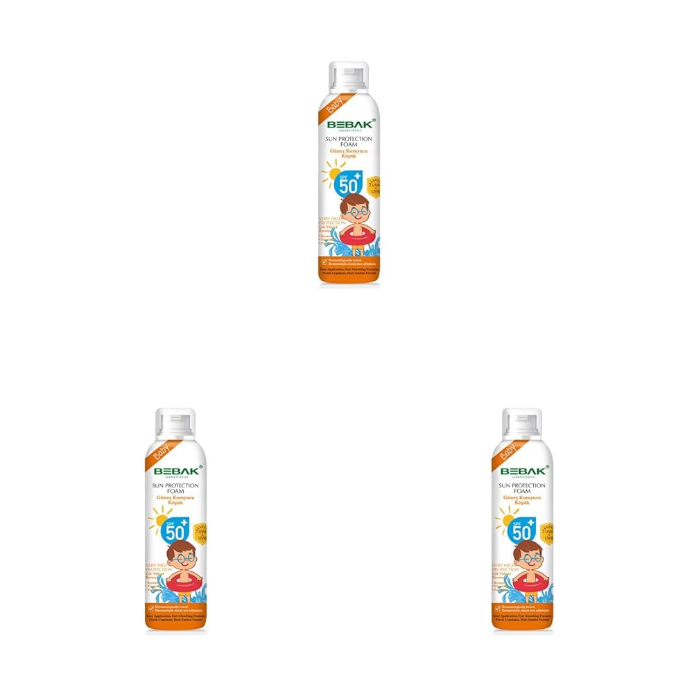 Bebak Bebek Güneş Köpüğü 50 Spf 150 ml (3 paketi)