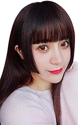 Amazon レディレイジー Lady Lazy 前髪 姫カット 厚め ぱっつん サイド付き ポイントウィッグ ワンタッチ ヘアピース エクステ 高級耐熱性ファイバー 部分ウィッグ 手植え かわいい 自然 小顔 原宿系 ライトブラウン ポイントウィッグ 通販