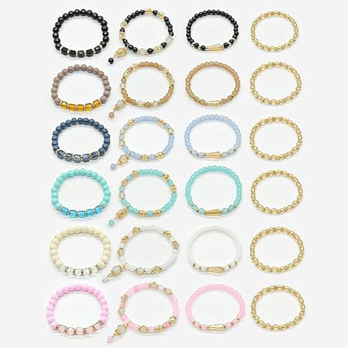 Bijoux en perles empilables et bracelets Boho au design extensible unique