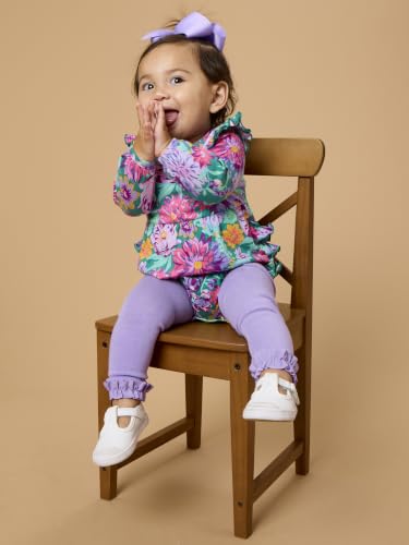 Image of RuffleButts Baby /Toddler Girls Footless Ruffled Tights
