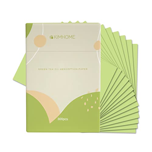 あぶらとり紙 油とり紙 300枚入 紙おしろい フェイスケア 男女兼用 化粧 ポータブル 汗もとれるあぶらとり紙 紙おしろい 天然あぶらとり紙 柔らかい 油とり紙 (普通・脂性肌用） (C グリーン)