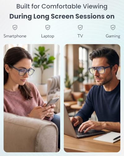 Image of Prospek Blue Light Blocking Glasses for Men Women, Computer Readers