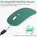 UrbanX 2.4GHz & Bluetooth Mouse, Rechargeable Wireless Mouse for vivo Y19 Bluetooth Wireless Mouse for Laptop/PC/Mac/iPad pro/Computer/Tablet/Android Jade Green