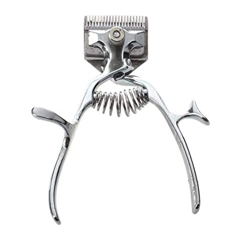 Benrise Traditional Barber Tools Fine-toothed Hand Hair Clippers Manual Hair Clippers-old Fashion Manual Hair Clippers Hand Push Low Noise Non-electric Hair Clippers Cover