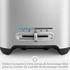 Sage - The Smart Toast - Grille-Pain 2 Fentes - Aluminium Brossé