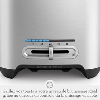Sage - The Smart Toast - Grille-Pain 2 Fentes - Aluminium Brossé