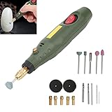 Mini Electric Drill, 18000 Rpm Grinder Engraver Rotary Carver Tool Kit, Agate Wood Carving US Plug AC 100‑240V, for Around-The-House and Crafting