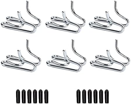 6 Pack Extra Links Prong Collar for Dog- Replacement 3.5mm Stainless Steel Pinch Collar for Dogs Links Extra Training Collar Links Fit 3.4mm Thickness Measure