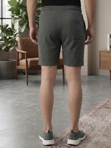 Image of Lux Cozi Men's Cotton Regular Fit Solid Shorts with Side Pockets | Shorts for Men | Pack of 1